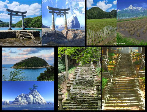 《对马岛之魂》虚实交错：玩家对比照曝出，游戏世界与现实景色各领风骚