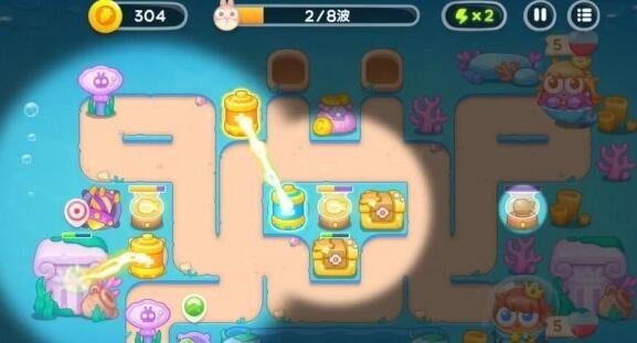 《保卫萝卜4》海的闺女第72关通关攻略