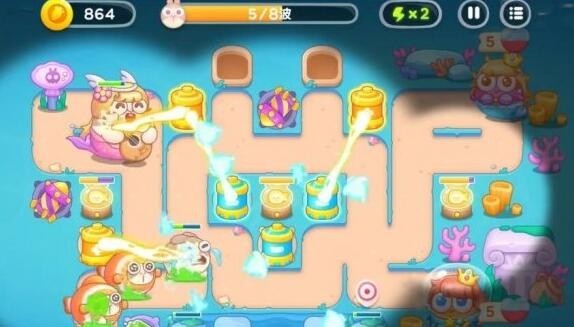 《保卫萝卜4》海的闺女第72关通关攻略