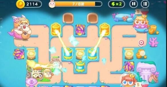 《保卫萝卜4》海的闺女第72关通关攻略