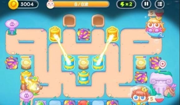 《保卫萝卜4》海的闺女第72关通关攻略