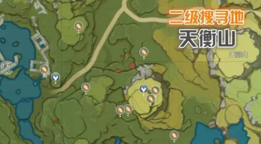 《原神》石珀采集路线图