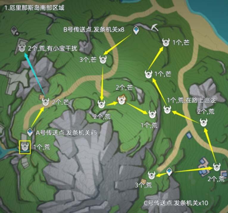 《原神》发条机关齿轮分布地点详细位置