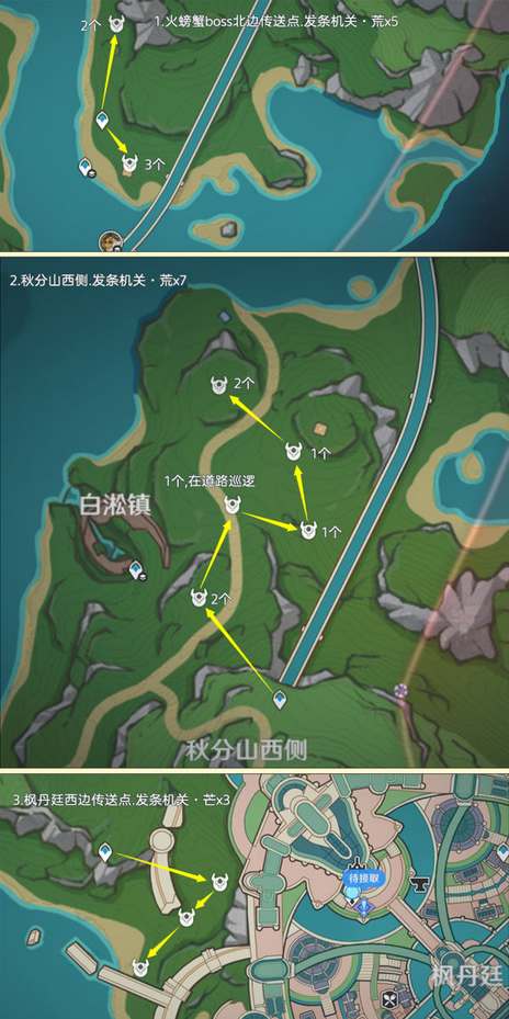 《原神》发条机关齿轮分布地点详细位置