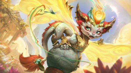 《英雄联盟》龙年限定皮肤原画放出，七大英雄华丽登场