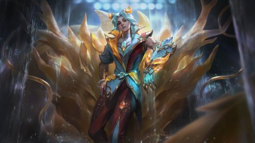 《英雄联盟》龙年限定皮肤原画放出，七大英雄华丽登场