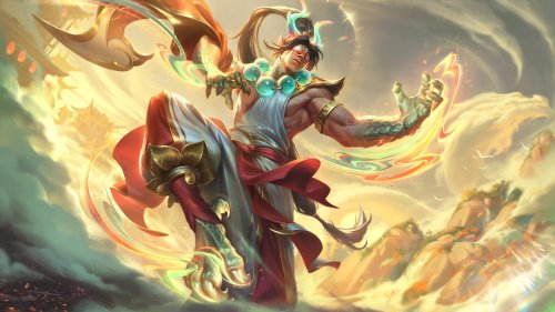 《英雄联盟》龙年限定皮肤原画放出，七大英雄华丽登场