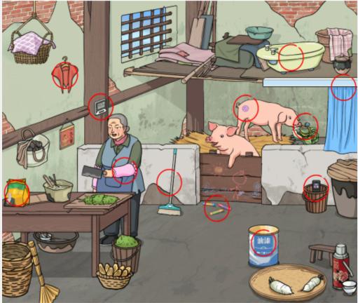 《文字玩出花》怀旧剁猪食怎么通关