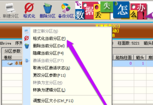 《DiskGenius》格式化硬盘操作方法介绍