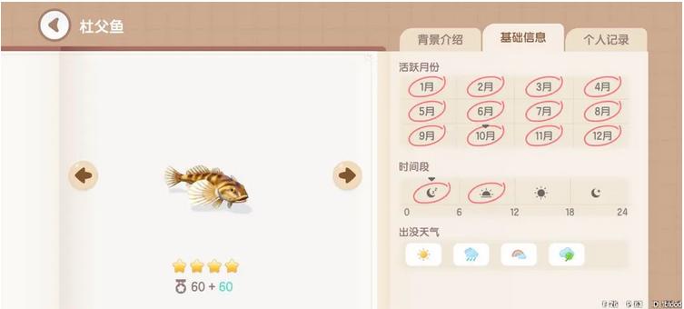 《心动小镇》杜父鱼钓取时间地点一览